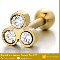 Customized Surgical Steel CZ Gems Ear Tragus Earrings For Women And Girls